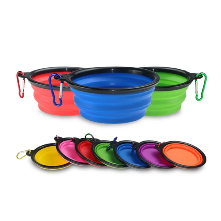 

Portable Foldable Pet Dog Bowl Outdoor Travel Collapsible Pet Bowl Water Food Feeder