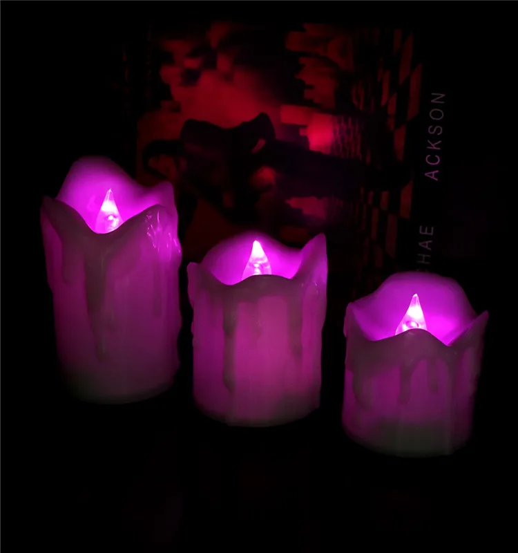 Remote Control Flameless Rechargeable Led Candle Set Tea Lights For Restaurants Hotels Wedding Decorate