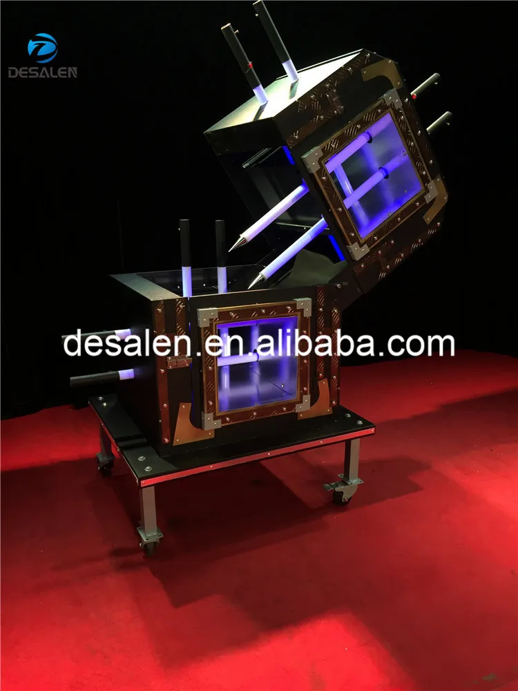 
Desalen 2020 Hot Sale Profession Light Tube Through Human Body Large Super Magic Machine Stage Illusions 