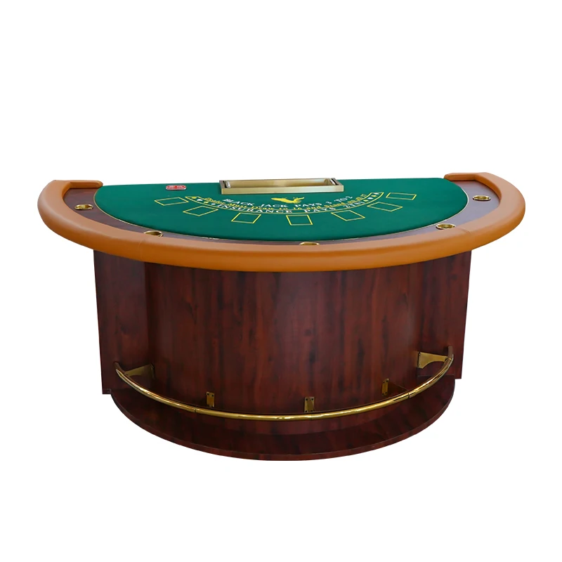 

YH Wholesale Custom Your Own Logo Table Top Mat Gambling Blackjack Tables