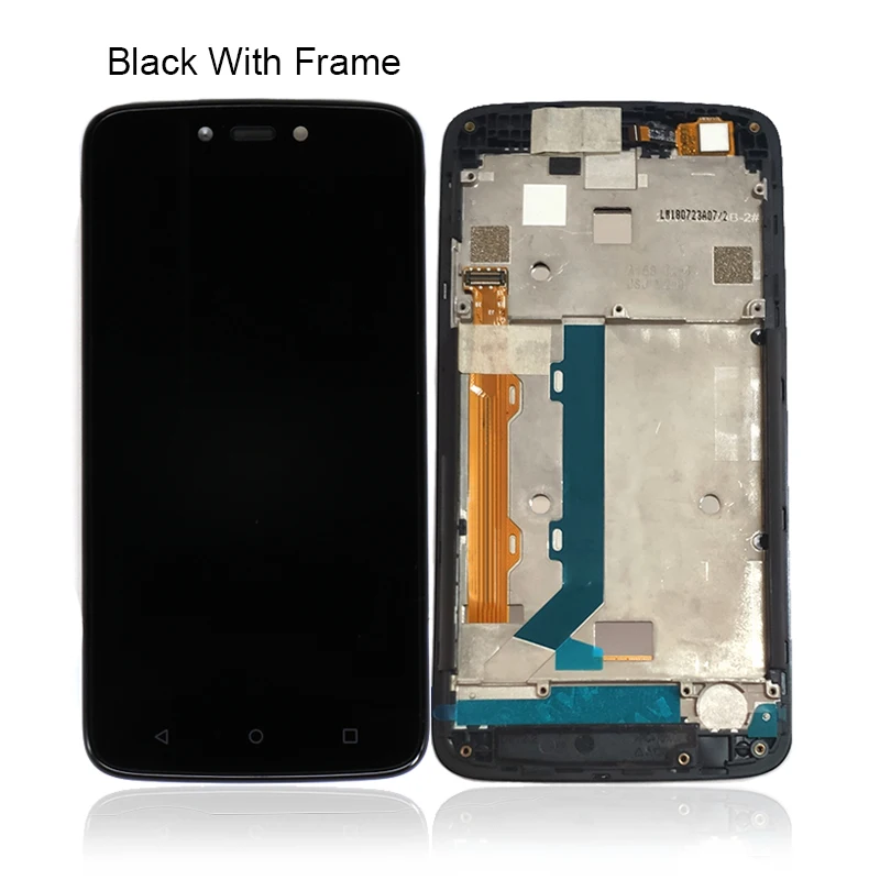 

LCD Screen For Motorola C Plus LCD For Moto C Plus Touch Screen With Frame Complete Display, Black gold