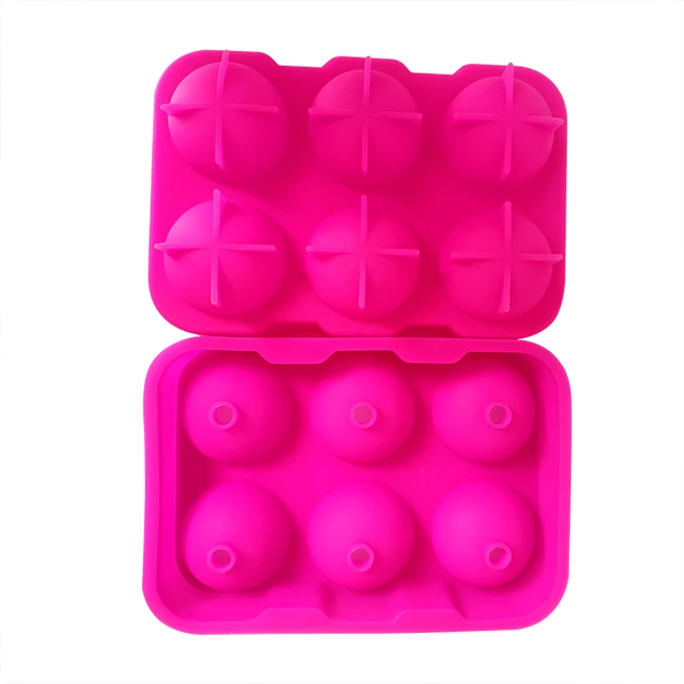 

Amazon Hot Stackable Durable Food Grade Silicone Block Ice Cube Trays, Customized color