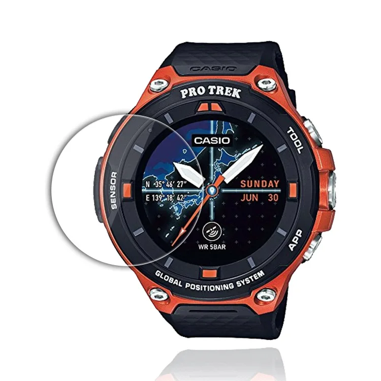 

for Casio WSD-F10 Tempered Glass Display Screen Protector Ultra Clear Anti-Scratch Screen Protective Film