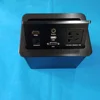 Hydraulic pop up socket with rj45 vga audio for conference table /Desktop tabletop Pop Up Box for Connecting Cables power socket
