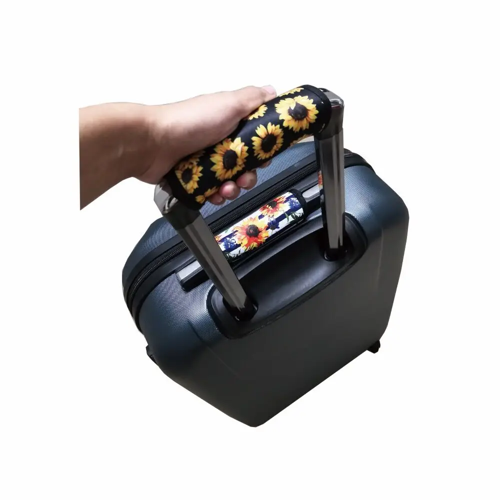 

Wholesale Top Quality Sublimation Neoprene Luggage Handle Cover Wrap for Suitcase Handle, White