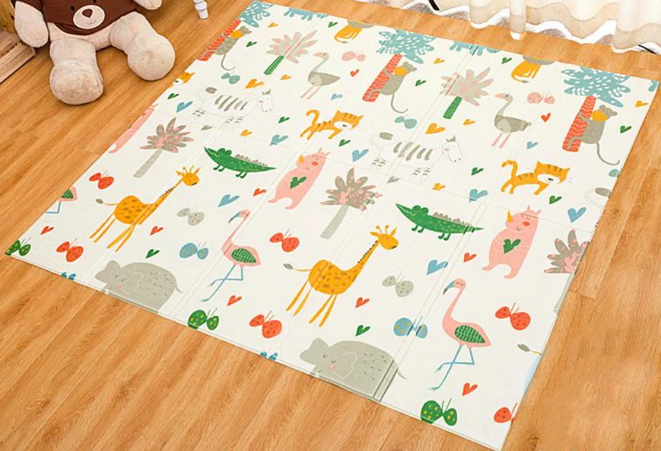 Foldable Washable Kids Baby Crawling Floor Folded Play Mat - Buy ...