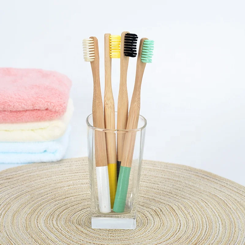 

Small MOQ single pack kids eco bamboo toothbrushes