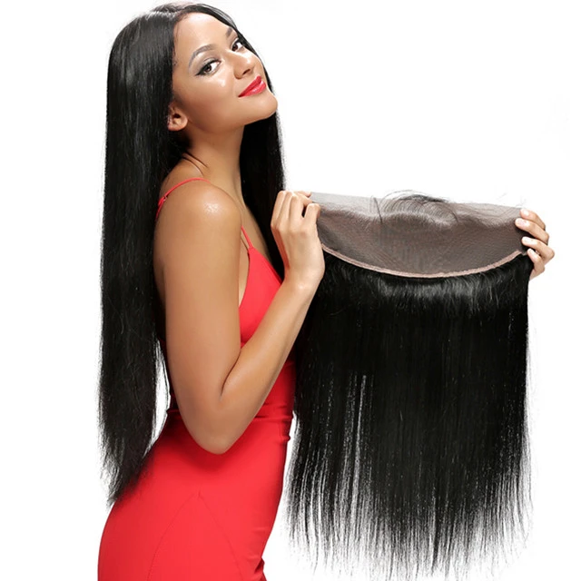 

2021 new style Brazilian straight human hair 13x4 transparent swiss lace frontal, wholesale frontal closure hair vendors