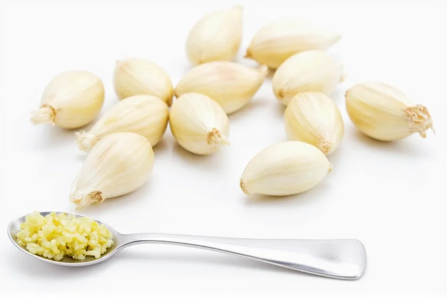 1 Garlic Clove = 1/2 Teaspoon Minced: Exact Conversion