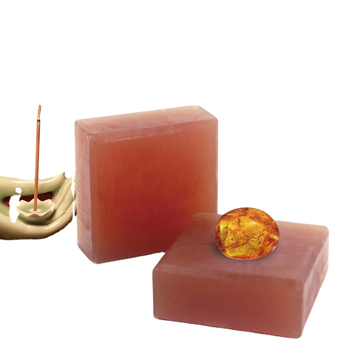 

Handmade Facial Toilet Soap Amber Ancient Natural Face & Body Cleaning Black OEM; ODM; Private Label 100g Sandalwood Adults Male