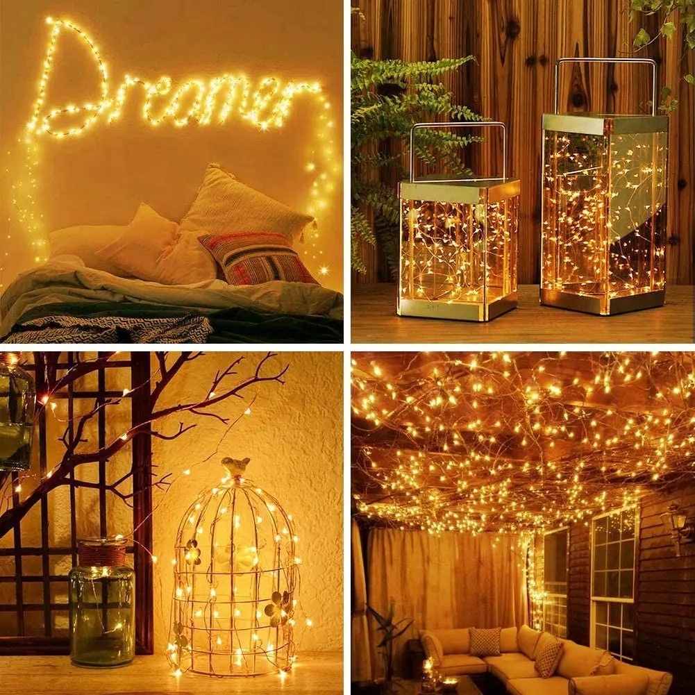 Fairy Light String LED lights Cable Festive Lantern for Indoor and Outdoor 