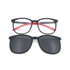 Clip On Sunglasses night vision Spectacles Optical Glasses Frames