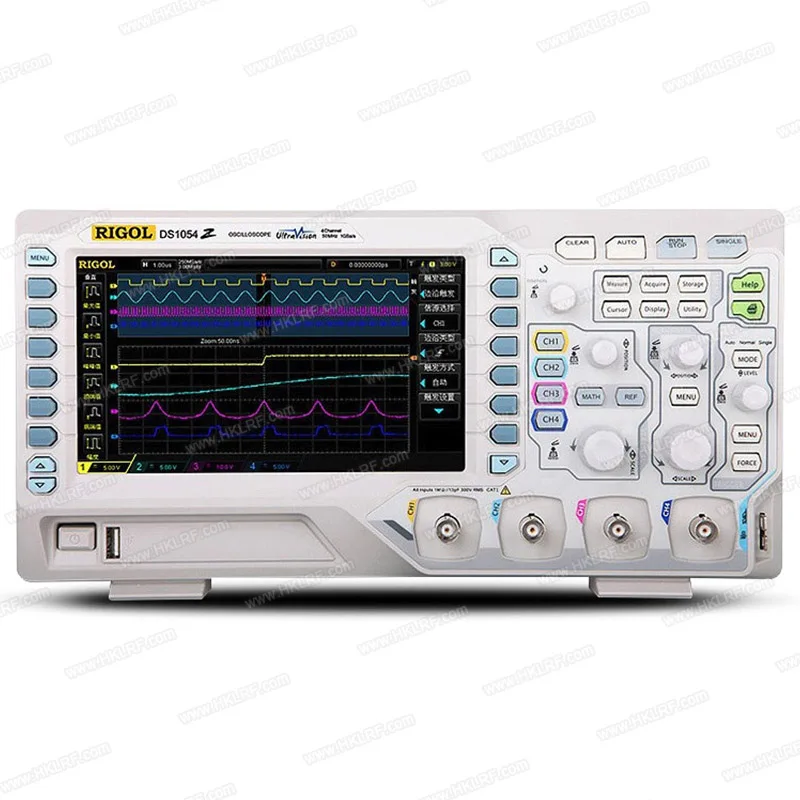 
RIGOL DS1054Z Digital Oscilloscope 4 channels 50MHz bandwidth 1GSa/s Sam  (1600103754151)