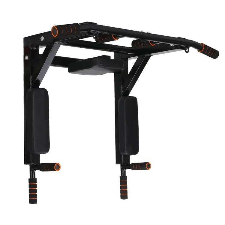 

Pull up bar home gym fitness exercise equipment chin up bar black wall mount pull up bar