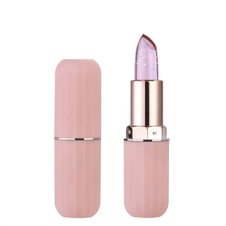 

Jelly dried flower lipstickJelly dried flower lipsticklip balm Natural makeup moisturizing temperature change lipstick
