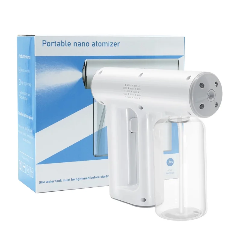 

New Arrival 250ML sanitiser gun sprayer nano mist spray machine Portable hospital grade disinfectan spray gun