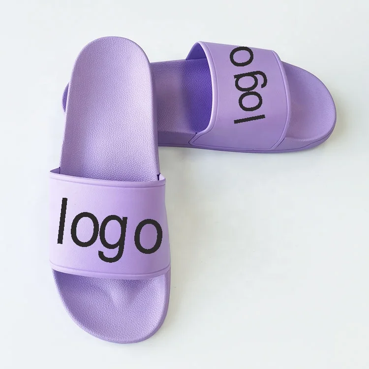 

French 2024 wholesale new custom oem logo women slipper slide slippers casual PVC EVA house indoor soft slides for men and women