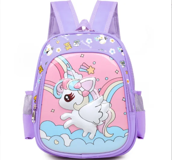 

2023 Kindergarten backpack kids boys and girls 2-6 years old backpack elegant princess and ultraman school bag