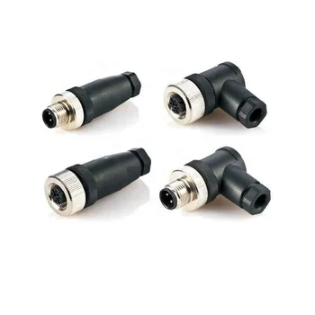 M12 Coaxial Connector 4 Pin 5 Pin 8 Pin Magnetic Connector - Buy M12