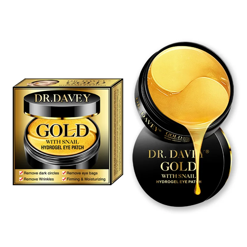 

DR.DAVEY 24K Gold Eye Treatment Masks-Under Eye Patches, Dark Circles Under Eye Treatment,Under Eye Bags mask sheet