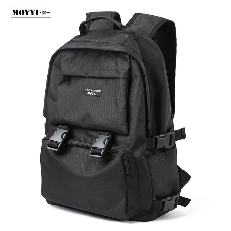 

2021 Causal Dayback school Backpack Lightweight Fashion Men Women Backpack Waterproof Black Travel Bag