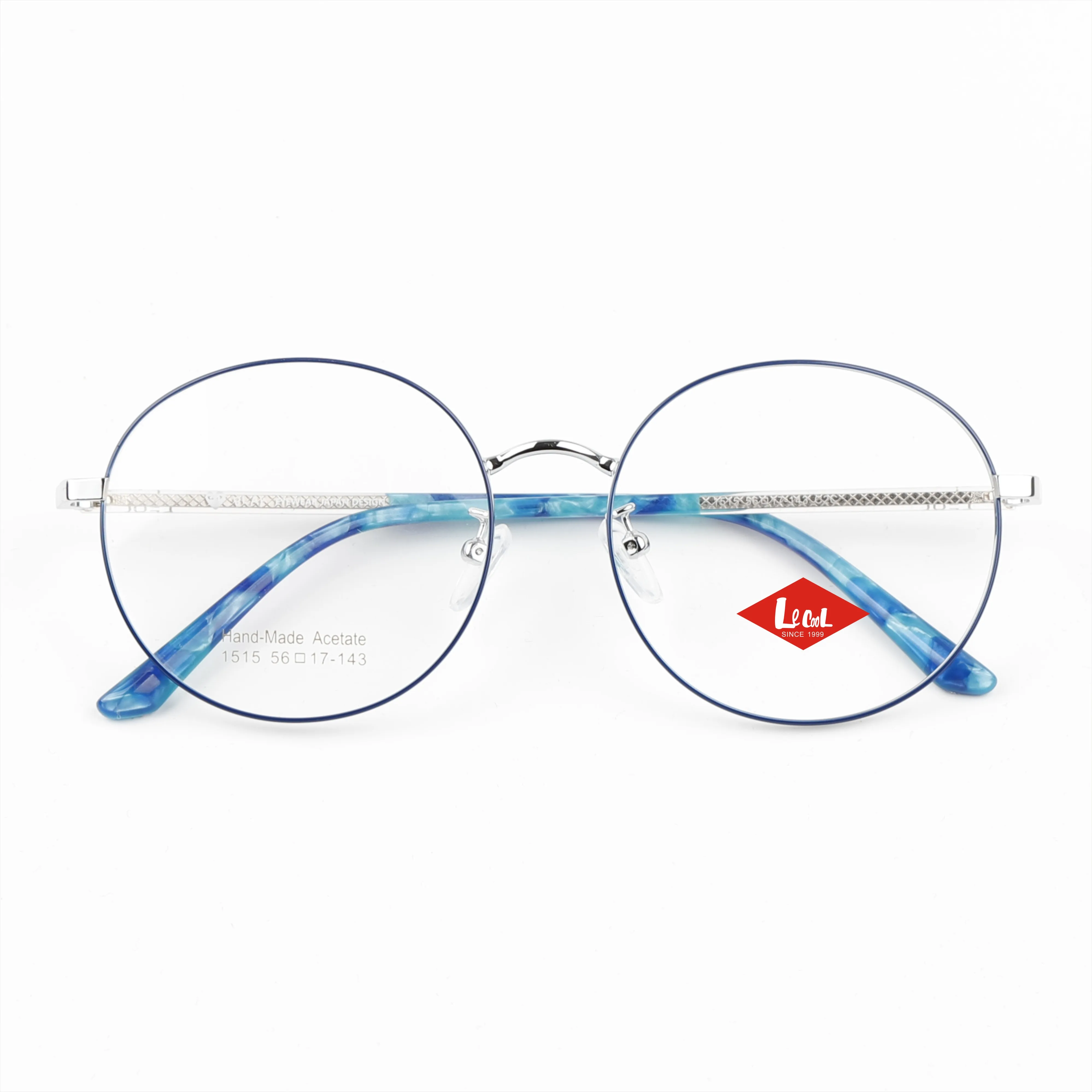

Designer Round Custom Optical Blue Glasses Acetate Protective Spectacle Branded Metal Anti Blue Light Eyewear Online Danyang