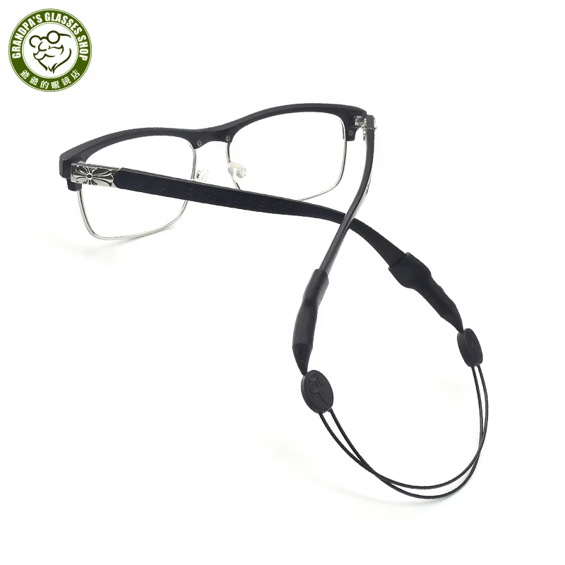 

Bulk Adults Youth Adjustable Safety Eyeglasses Rope String Holder Flexible Sports Sunglasses Strap Cord Reading Glasses Cords, Black