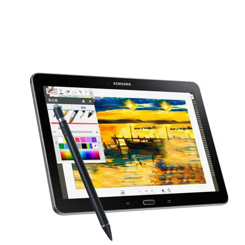 

2 in 1 multifunction black OEM Extension soft touch screen stylus pen for phone, Black/white/luxury gold/rose gold/gray/silver