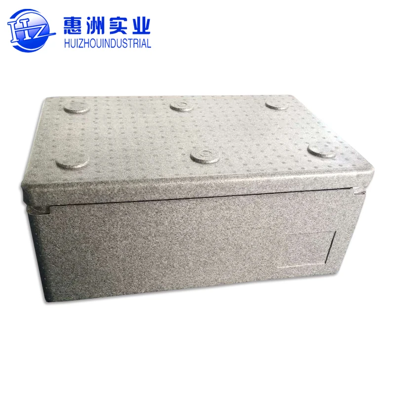 

hot/cold preservation insulated EPP Foam box 100% recyclable and biodegradable ice cooler box, As per clients request