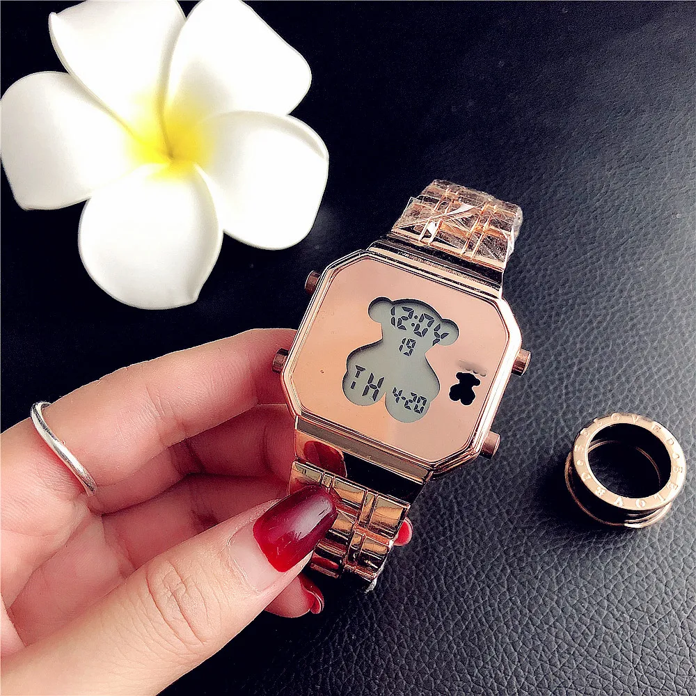 

pretty design geneva rose gold digital watch alloy vintage girls wristwatch moonphase watches beautiful price