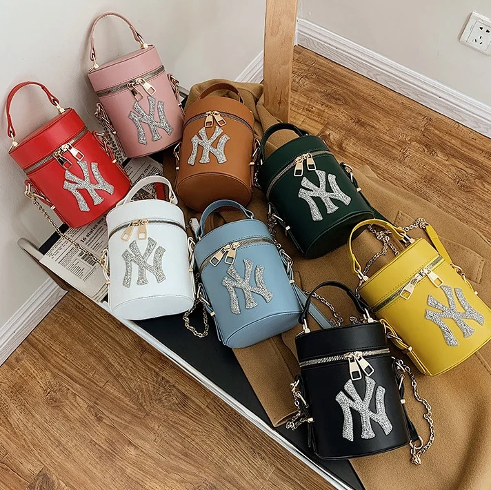 

Popular fashion designer bucket bags girls crossbody leather ny handbag bucket bags 2021 women handbags shoulder hand bag purses