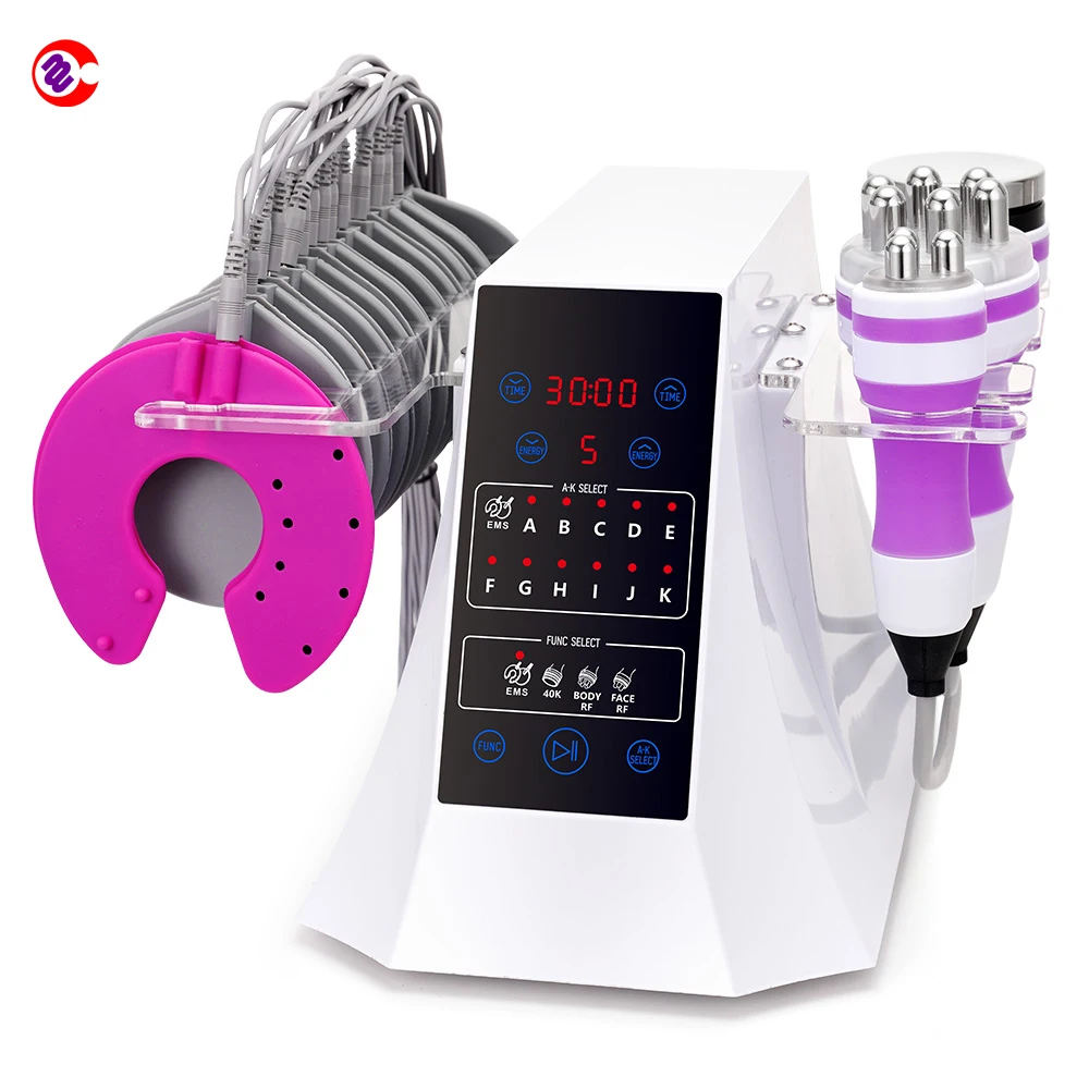 

Mychway 40k 4 in1 Unoisetion Cavitation RF Body Slimming Breast Enhancement Beauty Machine, White