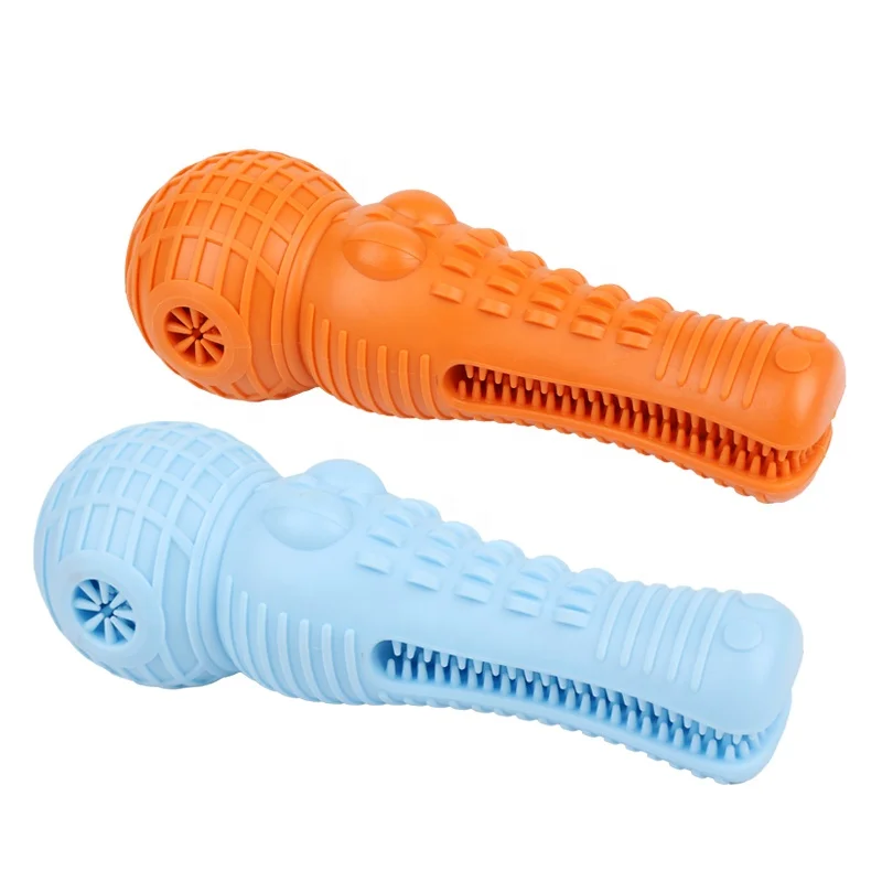 

Factory Wholesale Custom Logo Crocodile Beef Flavor Rubber Squeaky Pet Chew Toy Interactive Dog Toy For Aggressive Chewers, Orange/sky blue/green