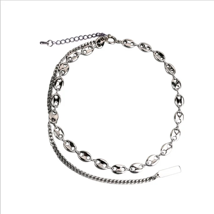 

New Fashion Titanium steel necklace cross chain zodiac necklace, As pic or customized