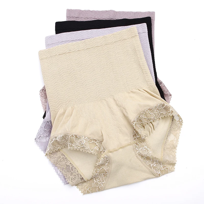 

Drop Shipping Body Slim Control Panties Sexy Lace Lingerie Women Underwear Ladies Shaperwear High Waist Women Body Shapers