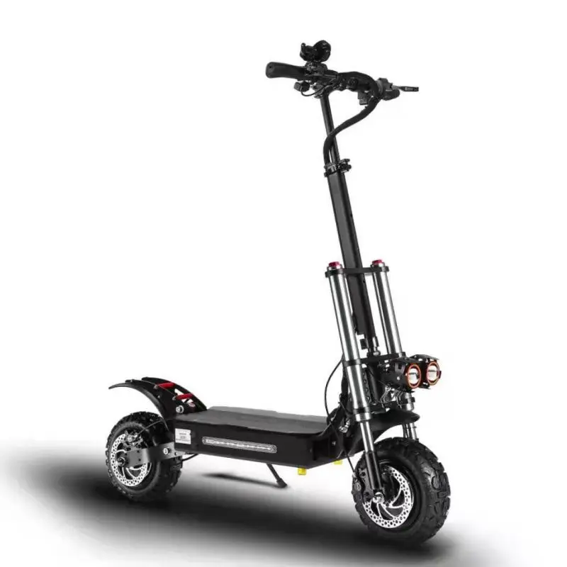 

USA warehouse selling fashion 11inch 60v dual motor scooter powerful adult off road 5600w scooter with seat