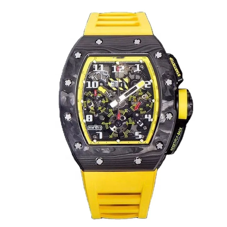 

Diver Patek AP Rolexables watch popular KV factory RM 011 ETA multi-function chronograph movement carbon fiber watch RM watch