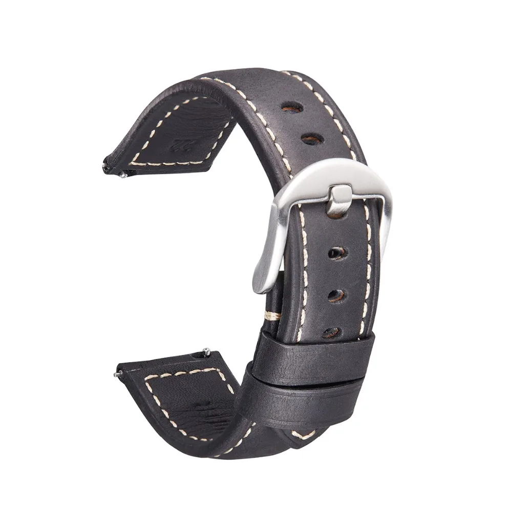 

Genuine Leather Replacement Loop Bracelet Belt Women Slim Watch Band Strap with pin buckle for Panerai, Multi-color optional or customized