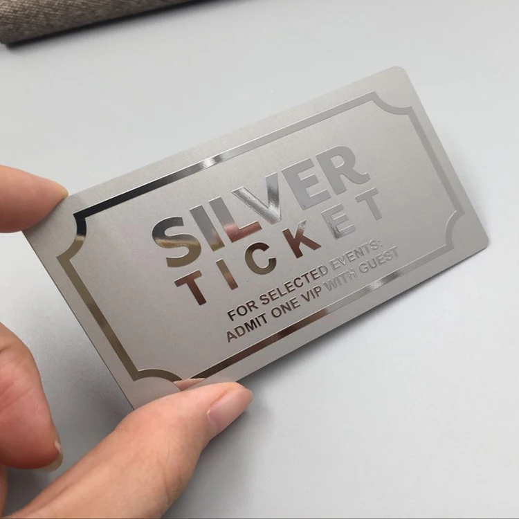 

Mdt Innovative Mirror Effect Metal Business Card