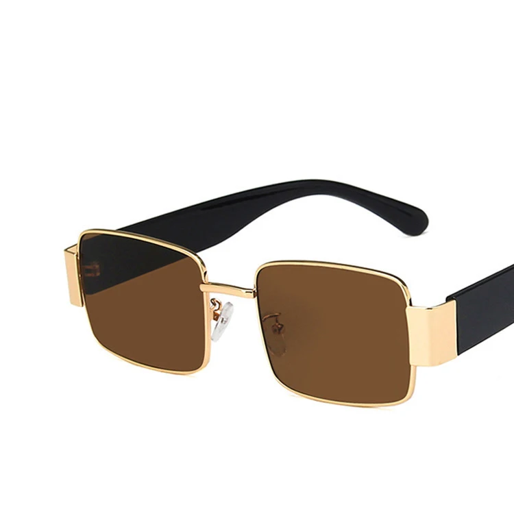 

20212022 New Retro Fashion Trendy Oversized Metal Square Frame UV400 Outdoor Sunglasses For Men And Women