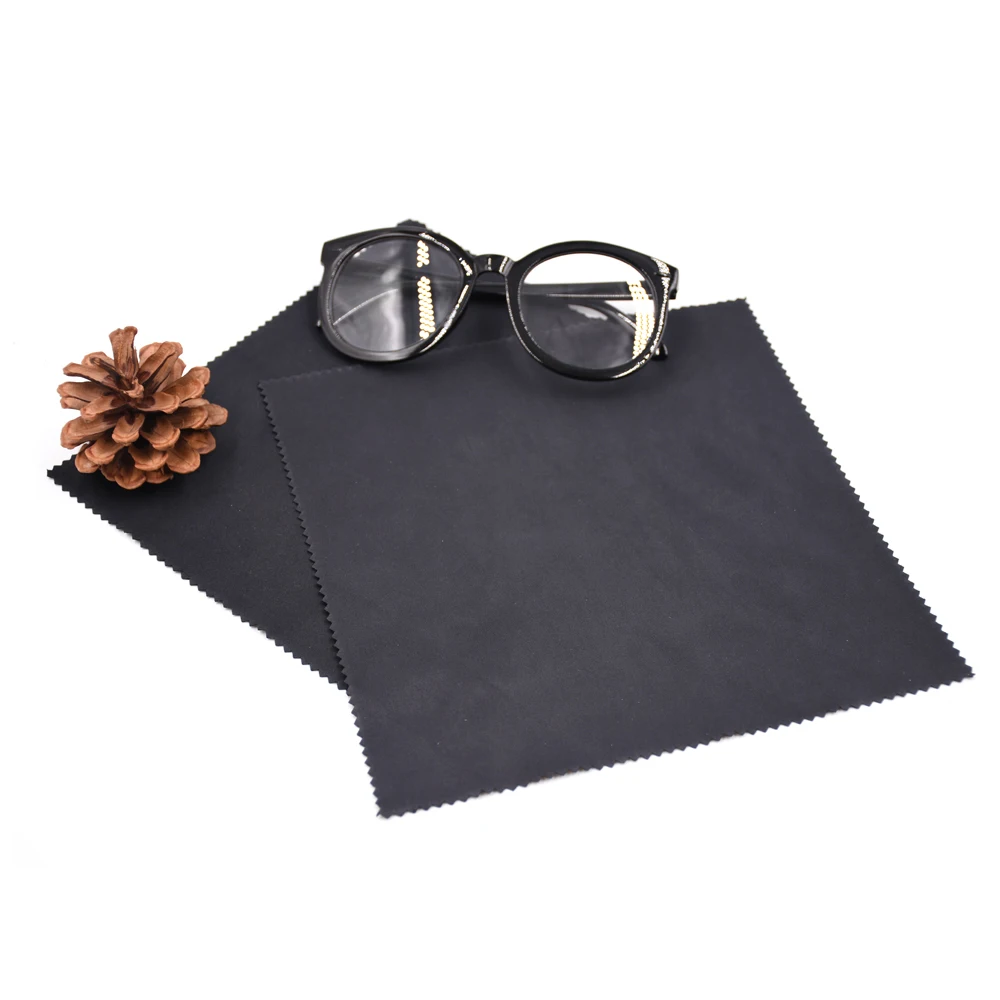 

Factory direct sale microfiber chamois glasses cleaning cloth for eyeglasses sunglasses optical glasses in stock, Blue,black,gray.etc