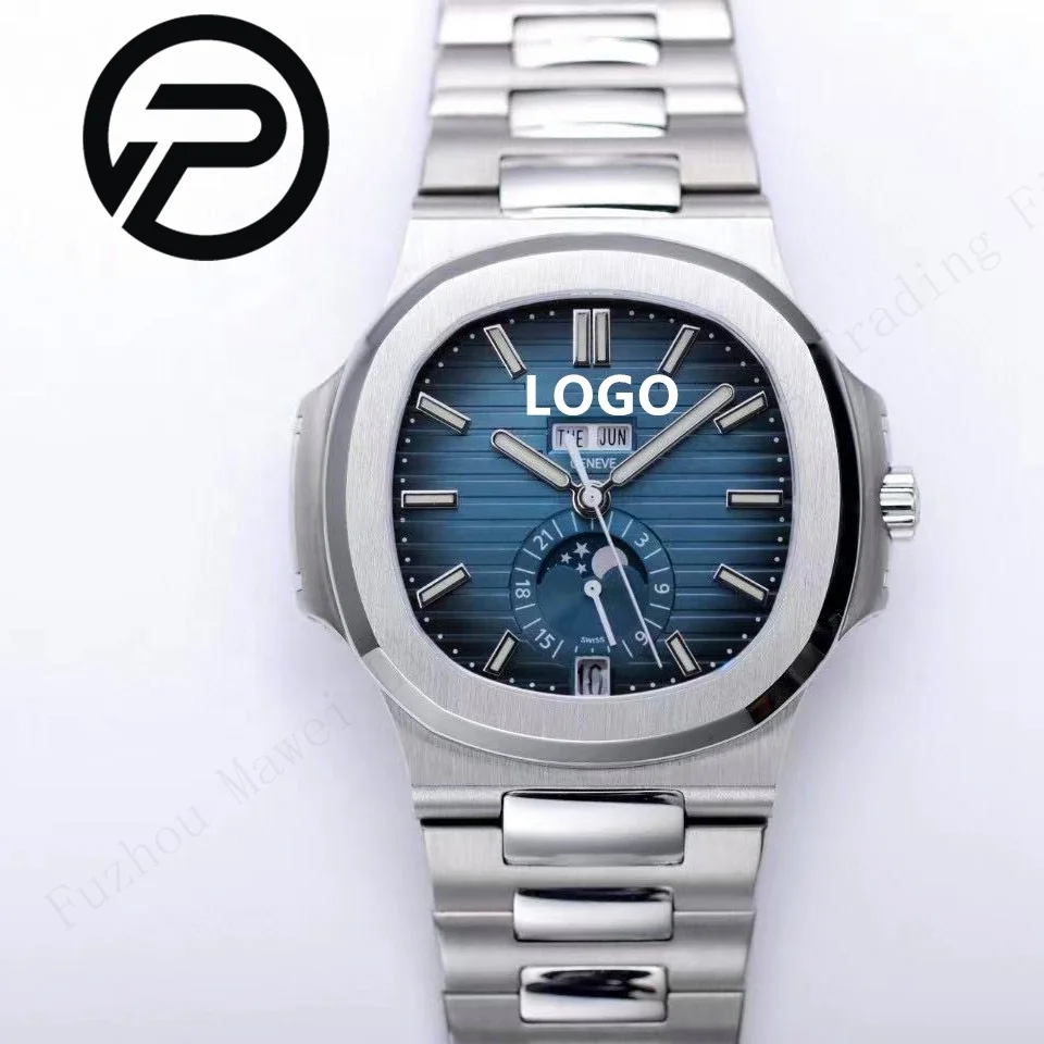 

Luxury brand mechanical watch PPF factory 40.5mm324 movement 5726 series moon phase waterproof luminous PP watch, -nautilus-