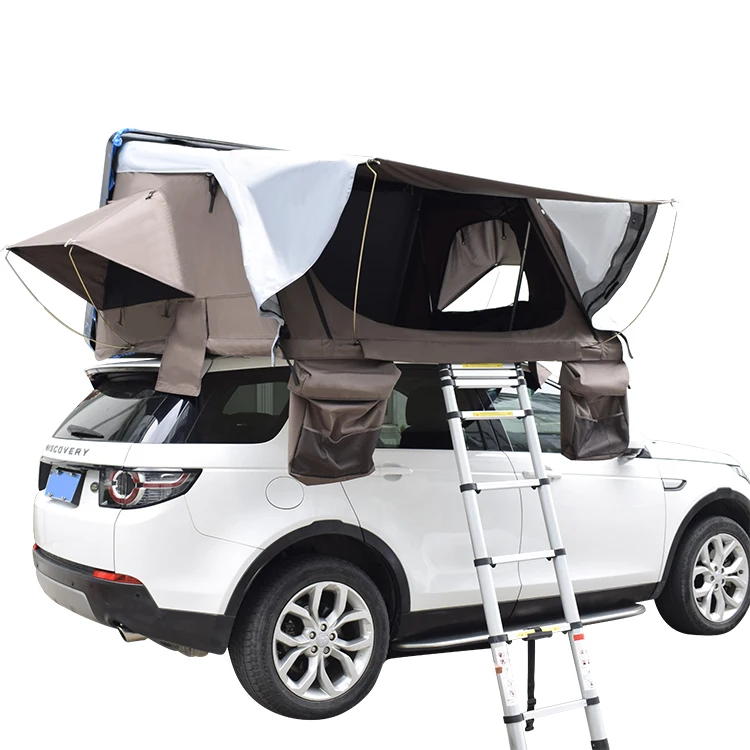 

WILDSROF Outdoor Camping Aluminum Rooftop Tent Roofnest Suv Truck Rear Car Tent Hardshell Roof Top Tent