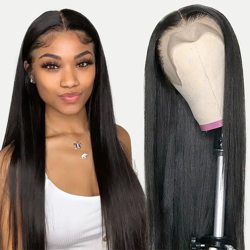 

Wholesale Transparent 100% Brazil Straight 360 Degree Lace Sealed Hair Growth Wig, 360 Degree HD Lace Wig Supplier