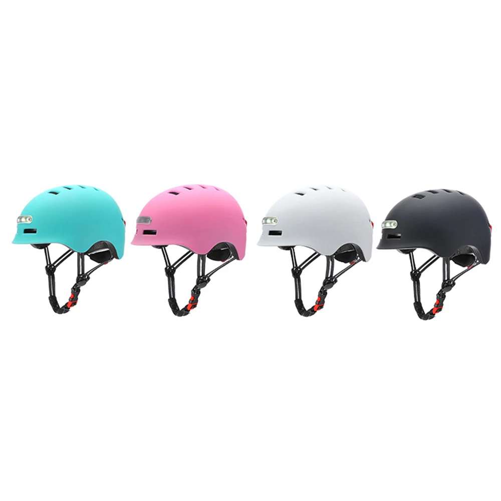 

FunFishing Warning Light Helmet Taillight Flash USB Charging Electric Scooter Riding Skating Safe Helmets, 4 colors