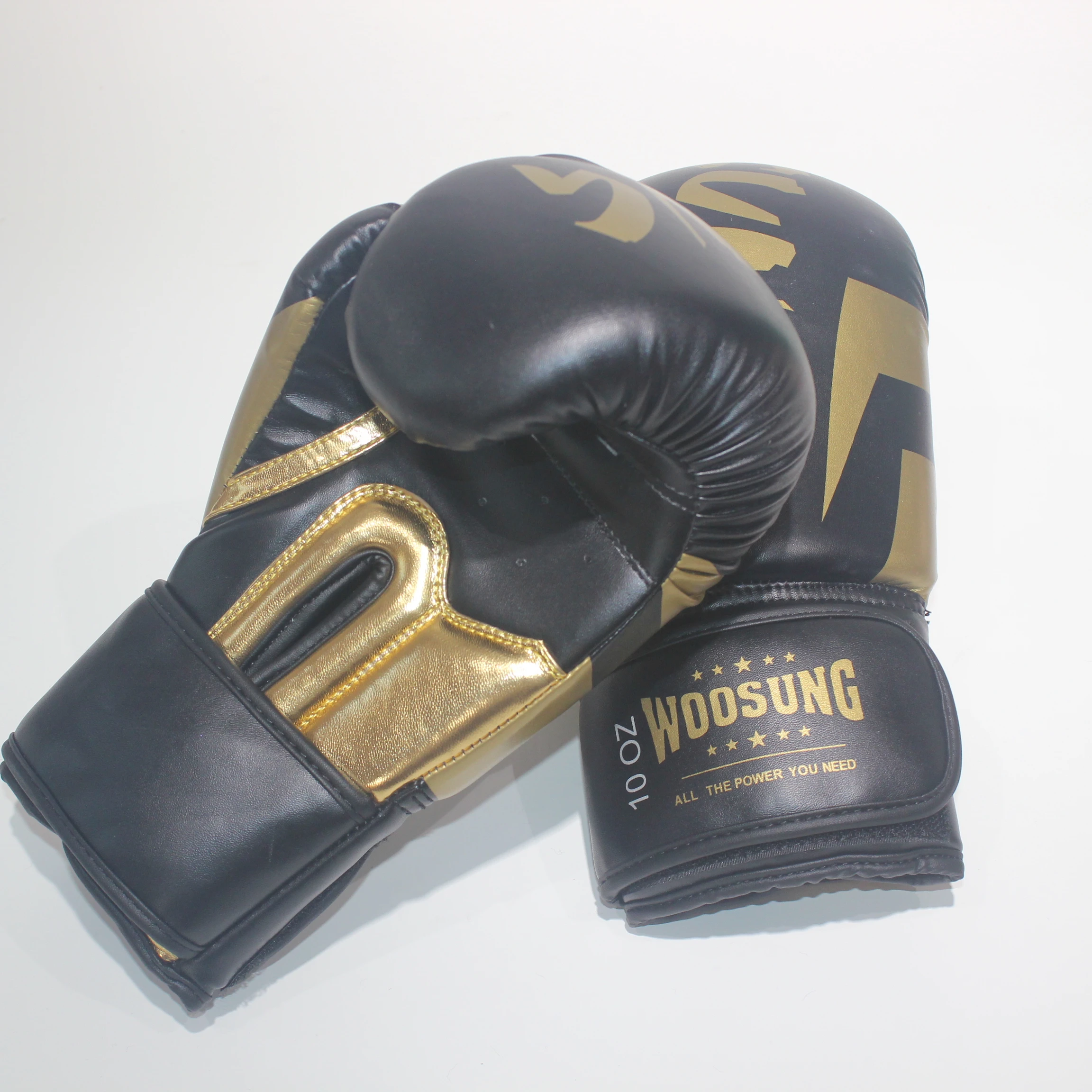

Manufacturers customized mass marketing MMA gloves competition and training boxing gloves, Gold