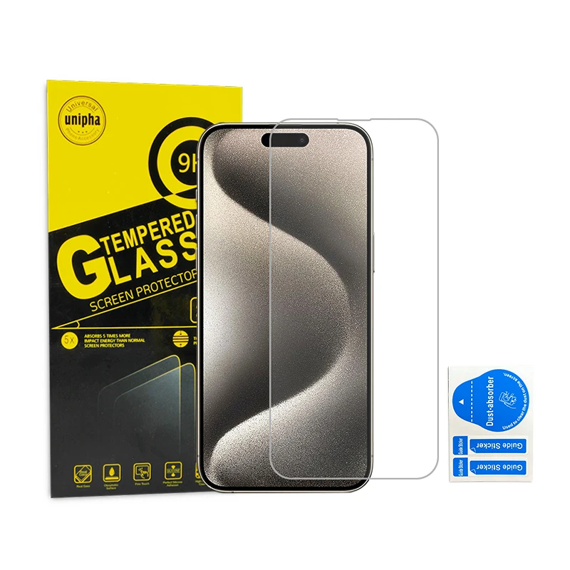 Mobile Phone Screen Protector For iPhone 13 12 11 10 15 Pro Max 9H 6D 2.5D HD Tempered Glass For iPhone14 Pro Max