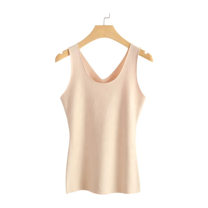 

2021 Hexin Factory Women Seamless Warm Sculpting Underwear Slim Velvet Vest