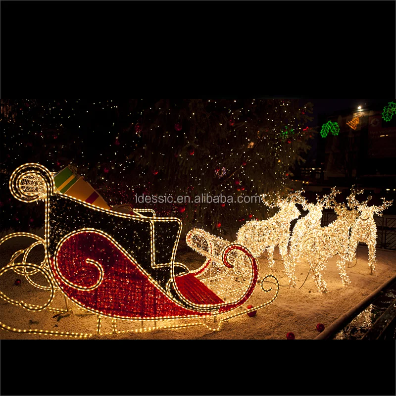 Christmas Decoration Led Light Life Size Lighted Christmas Reindeer For ...