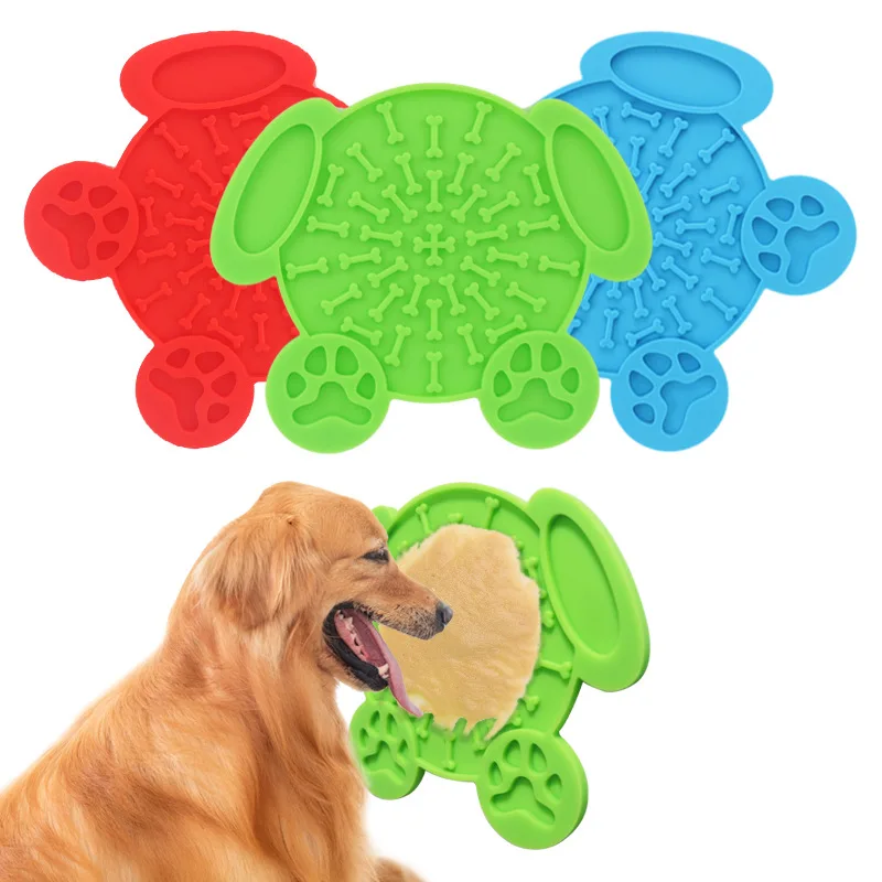 

New dog lick mat sucker lick pad pet silicone placemat pet supplies